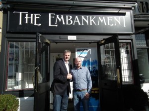 Lance Haggith Sports Traider Founder with Ben Paul The Embankment Manager 